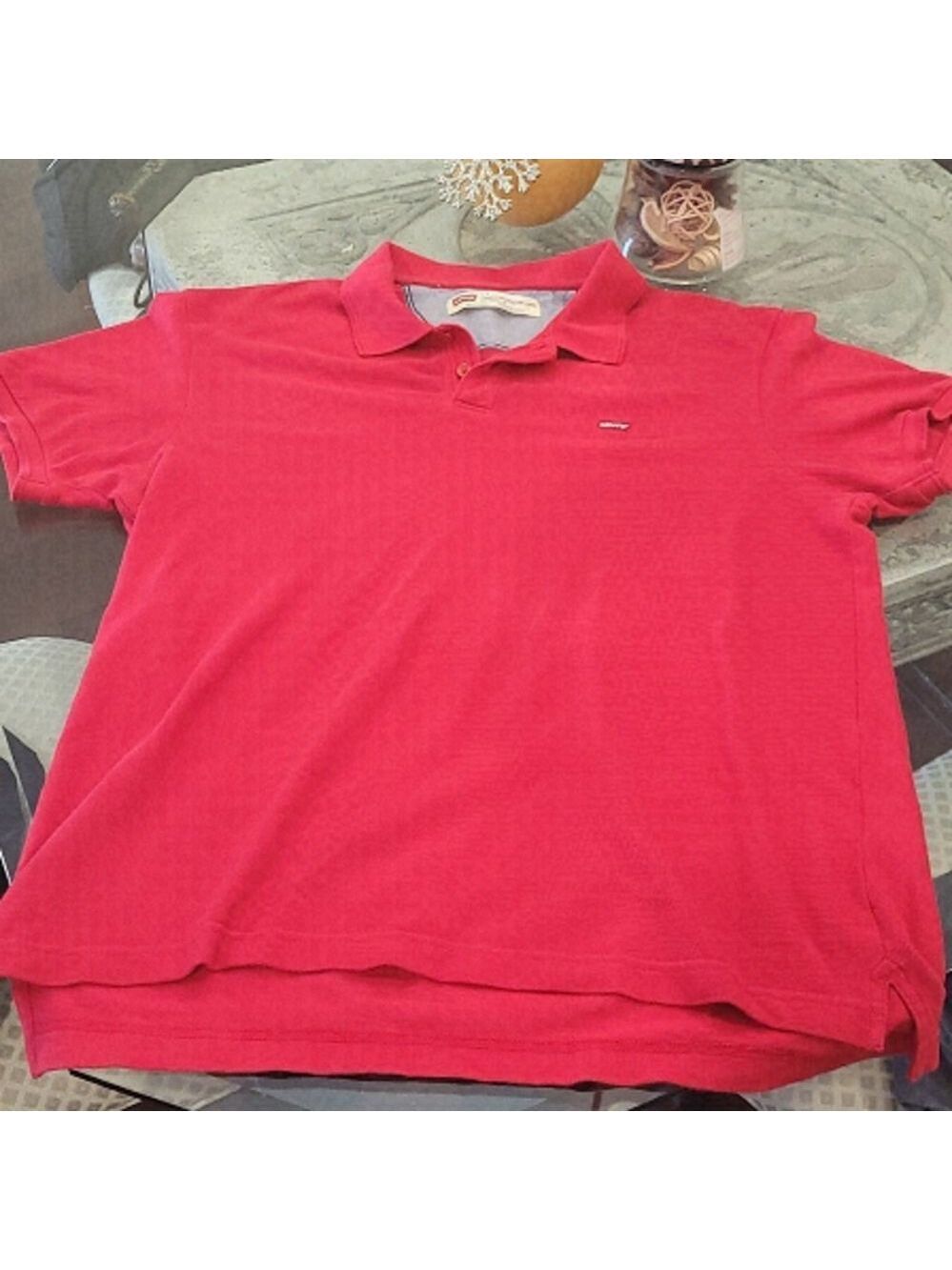 LEVI'S LARGE RED POLO SHIRT